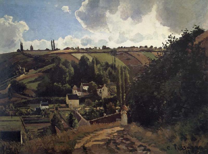 Camille Pissarro La Cote du Fallais,Pontoise Germany oil painting art